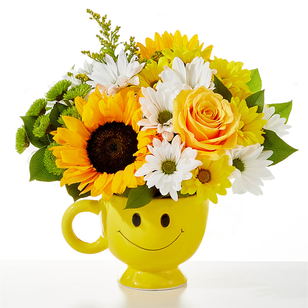 Be Happy Bouquet – Blossom Shop, Traverse City MI