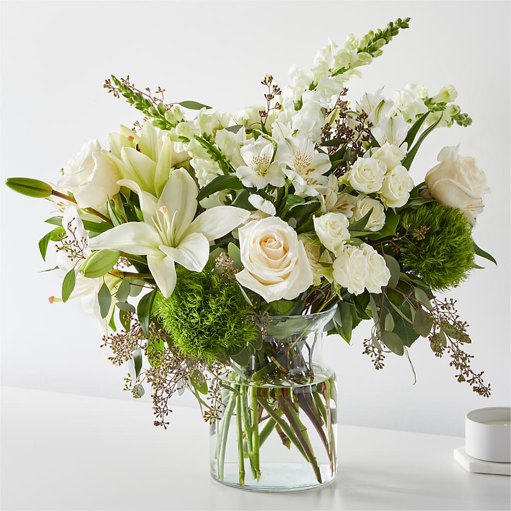 Fresh Linen Bouquet – Blossom Shop, Traverse City MI