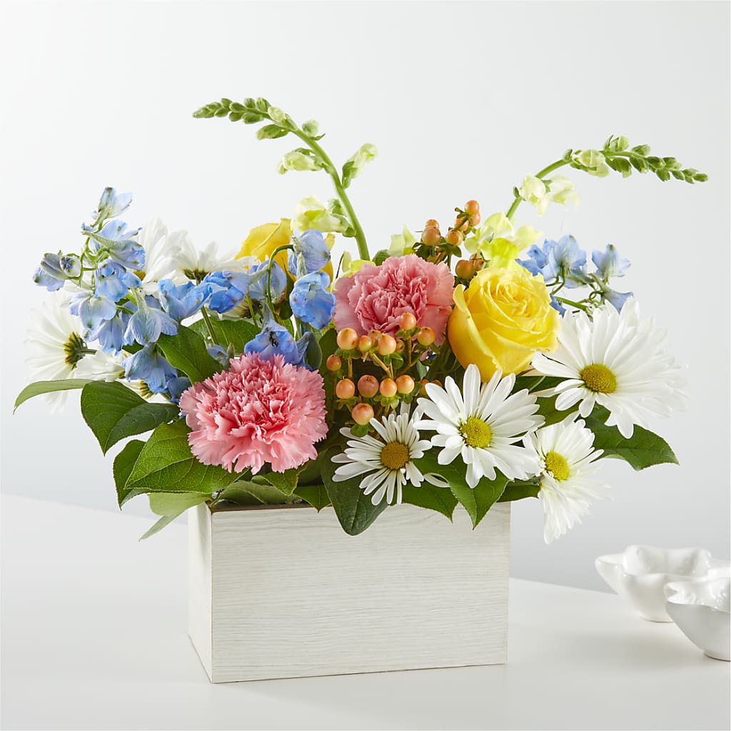 Sun Salutation Box Bouquet – Blossom Shop, Traverse City MI