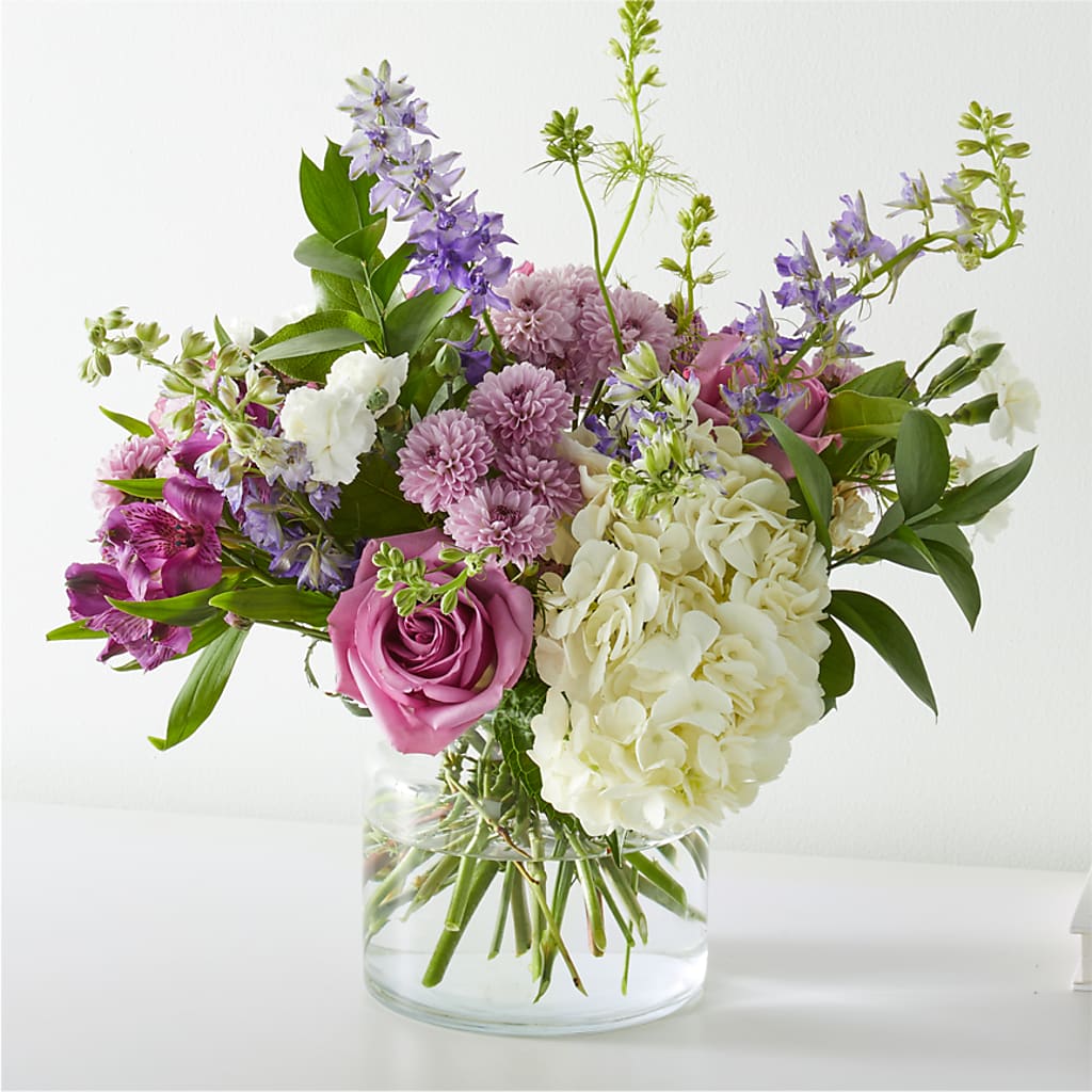 Violet Caress Bouquet – Blossom Shop, Traverse City MI