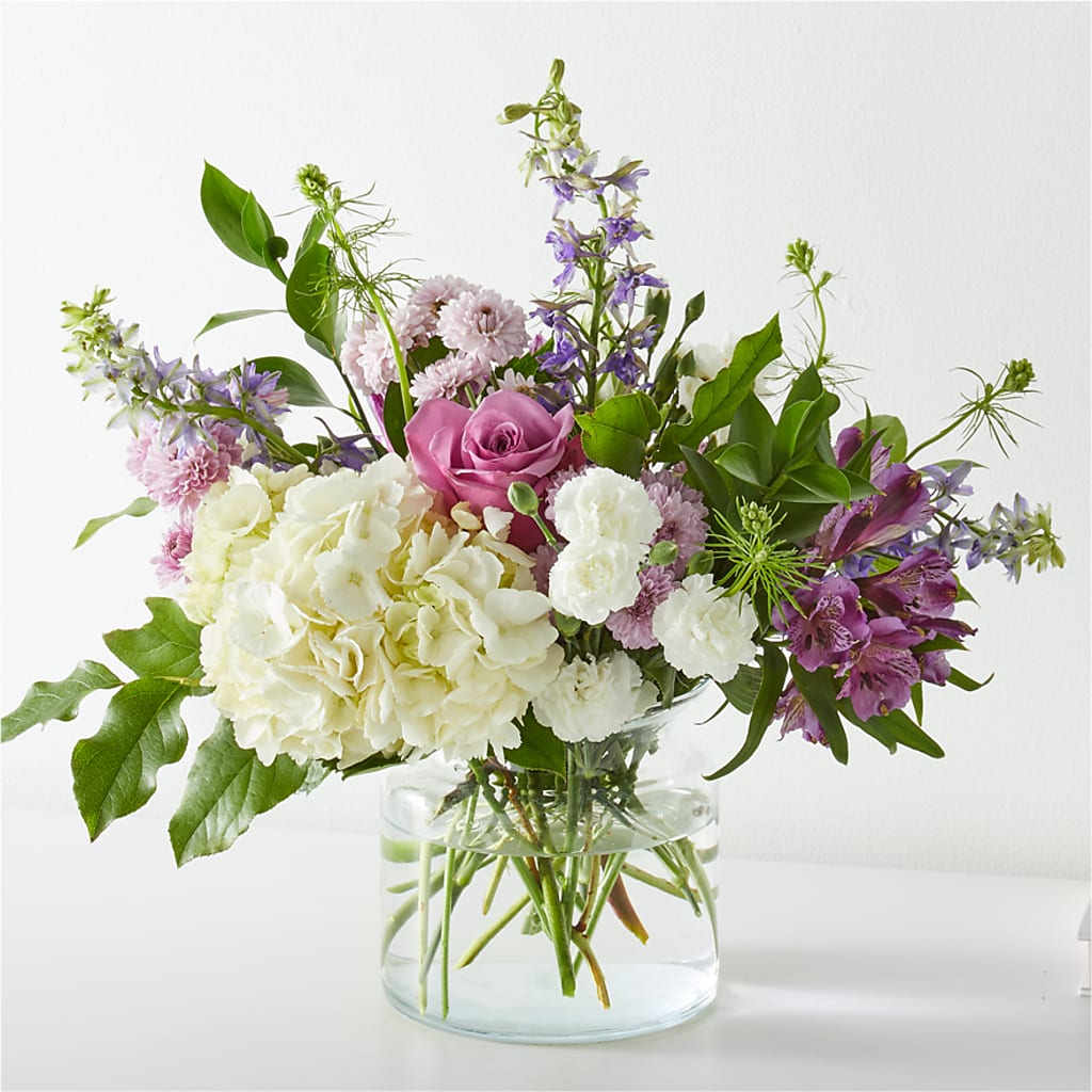 Violet Caress Bouquet – Blossom Shop, Traverse City MI