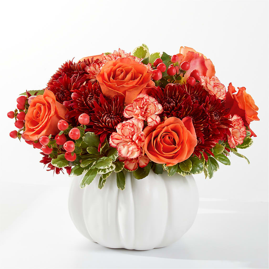 Autumn Air Pumpkin Bouquet – Blossom Shop, Traverse City MI