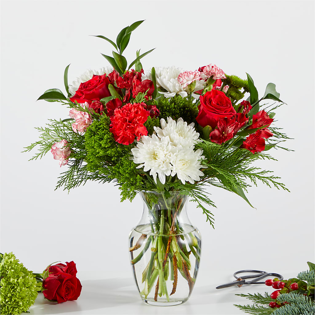 Merry Moment Bouquet – A Florist Original – Blossom Shop, Traverse City MI