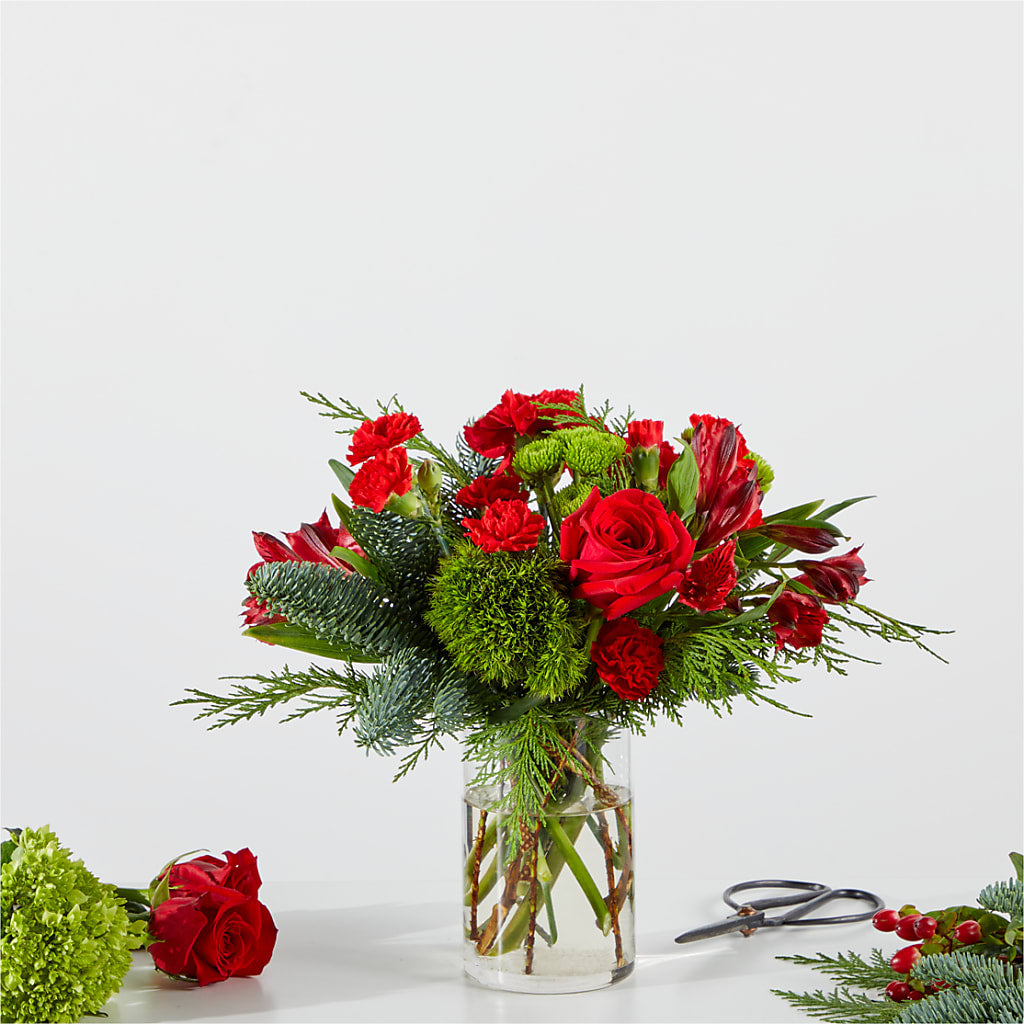 Merry Moment Bouquet – A Florist Original – Blossom Shop, Traverse City MI