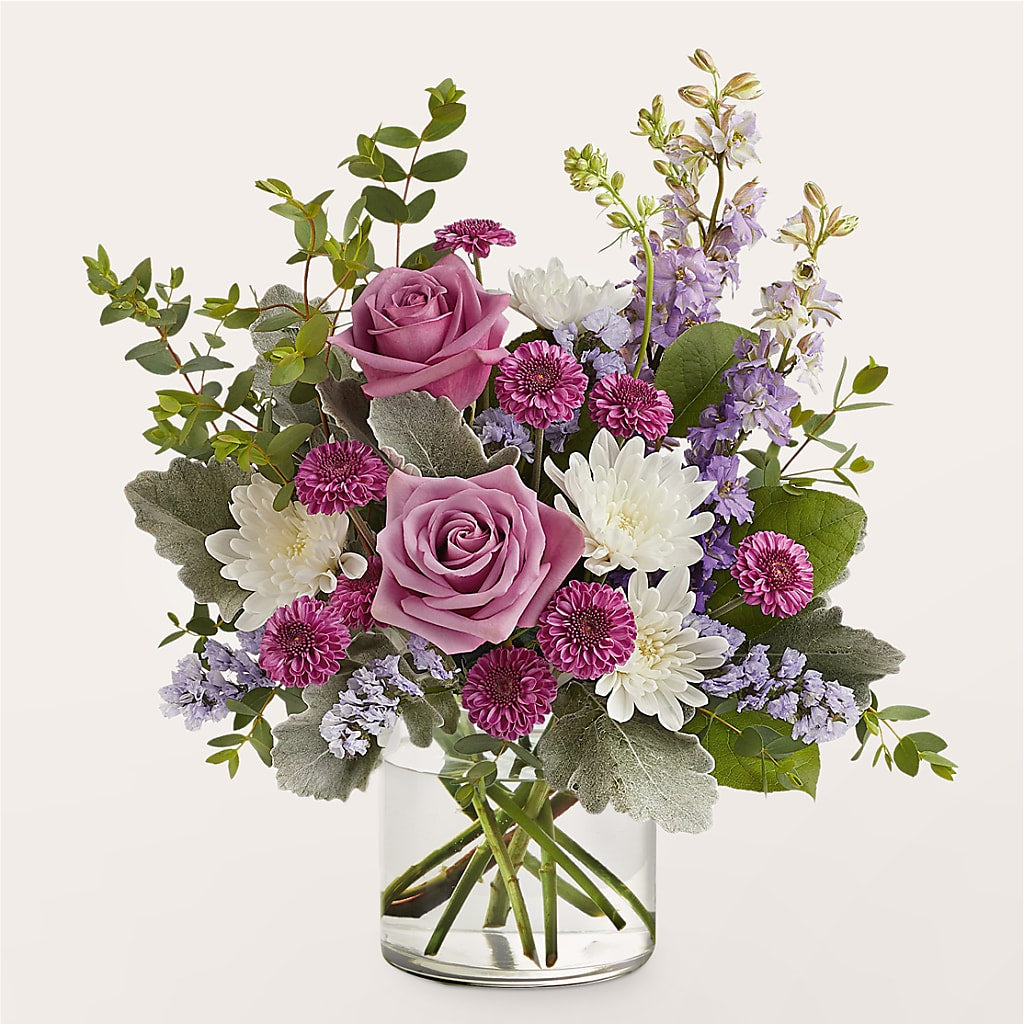 Violet Frost Bouquet – Blossom Shop, Traverse City MI