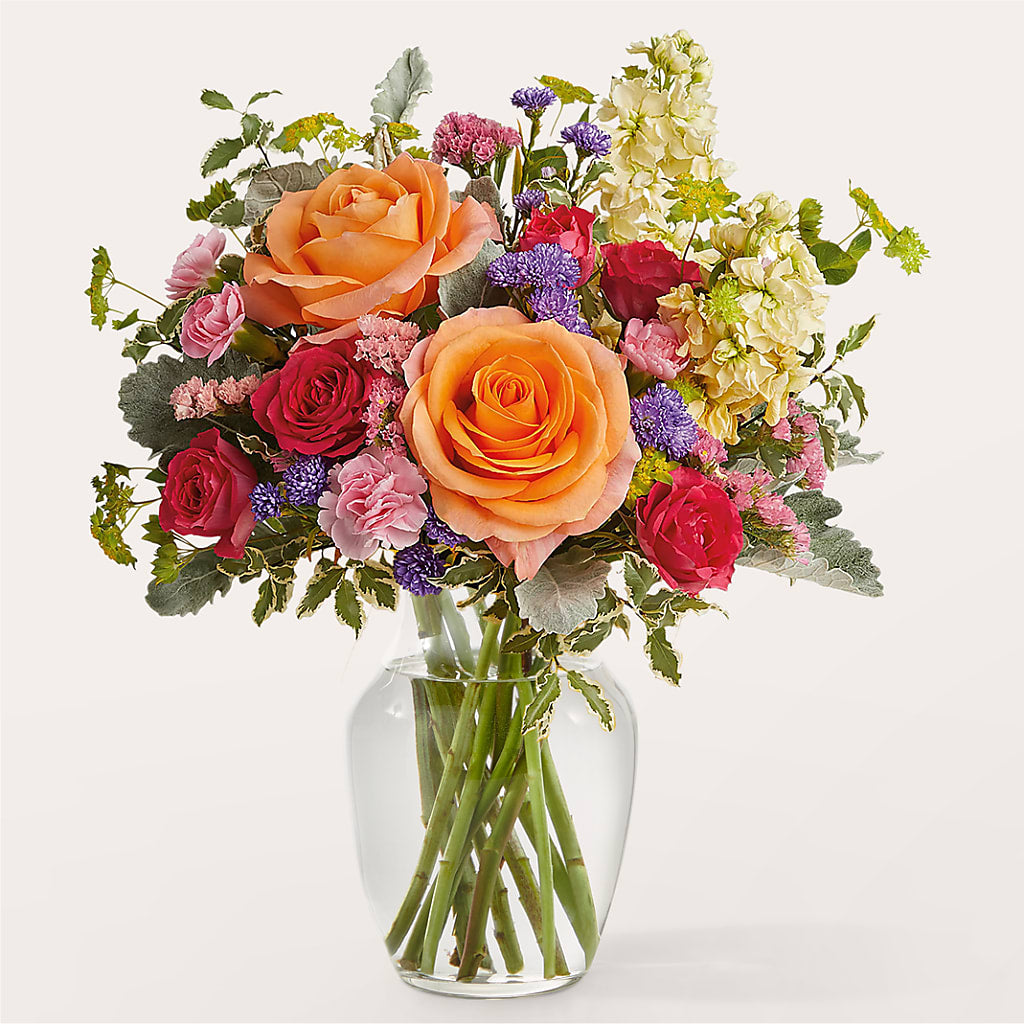 Tangerine Tango Bouquet – Blossom Shop, Traverse City MI