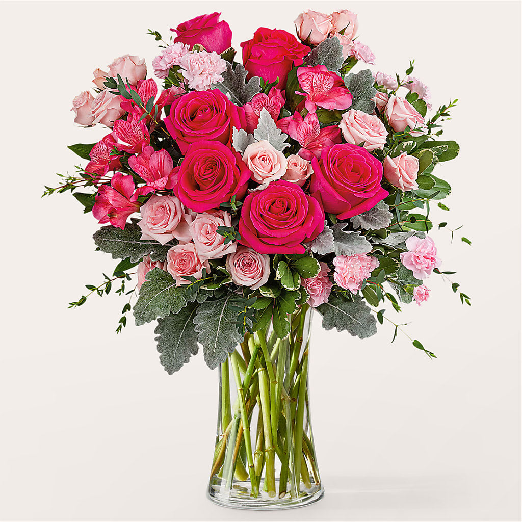Tickled Pink Bouquet – Blossom Shop, Traverse City MI