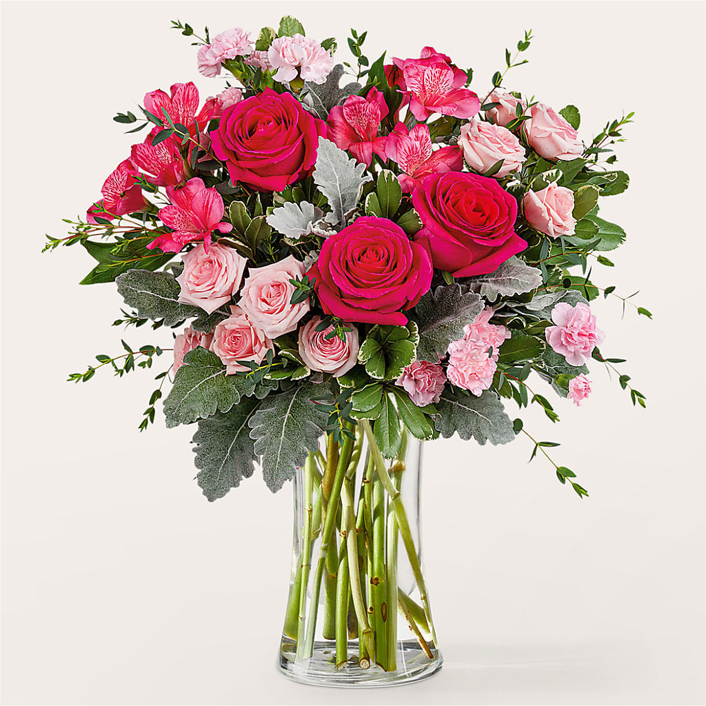 Tickled Pink Bouquet – Blossom Shop, Traverse City MI
