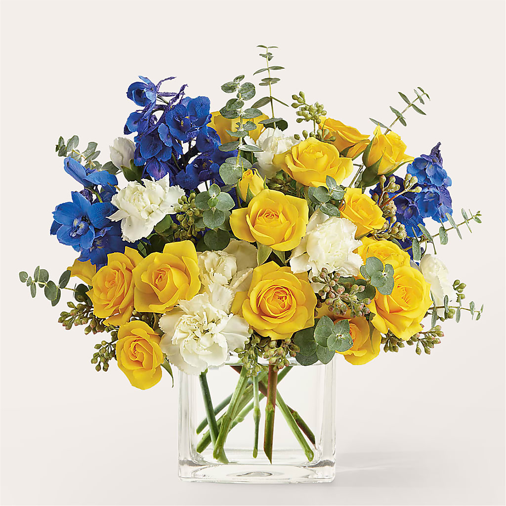 Sparkling Citrine Bouquet – Blossom Shop, Traverse City MI