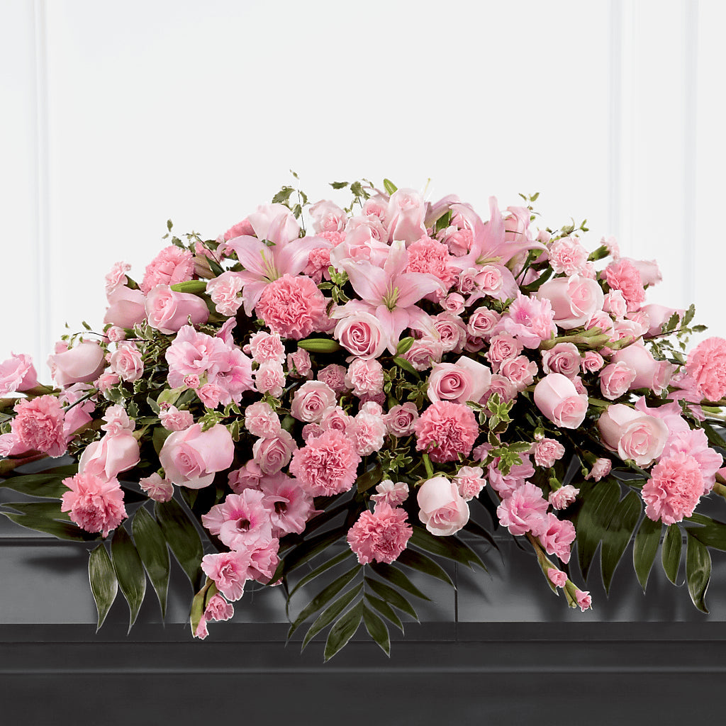 Garden of Comfort Casket Spray (Standard) – Blossom Shop, Traverse City MI