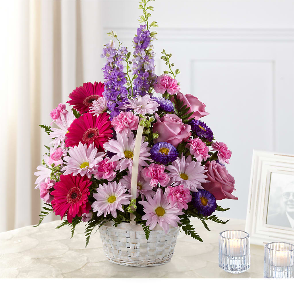 Pastel Peace Basket – Blossom Shop, Traverse City MI