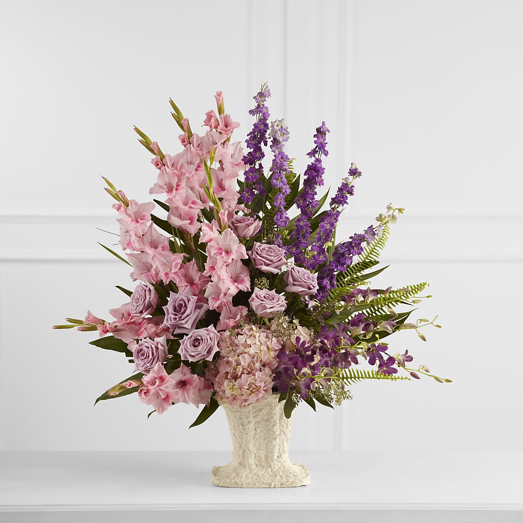 Flowing Garden Arrangement – Blossom Shop, Traverse City MI