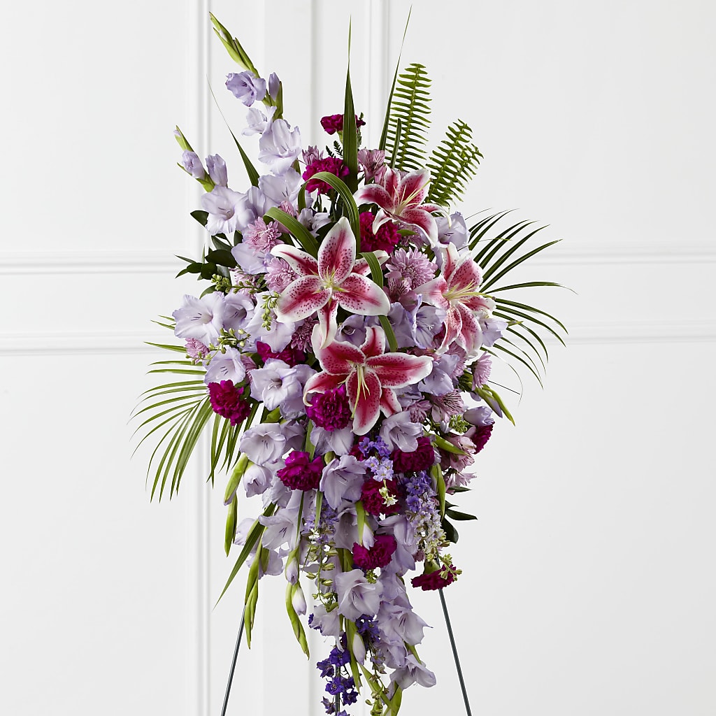 Tender Touch Standing Spray – Blossom Shop, Traverse City MI