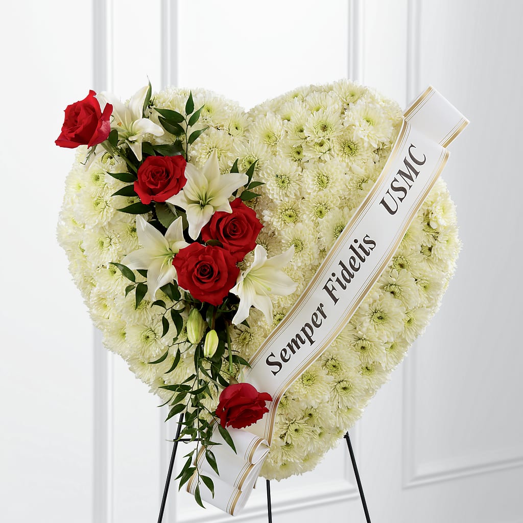 Heartfelt Hero Standing Heart – Blossom Shop, Traverse City MI