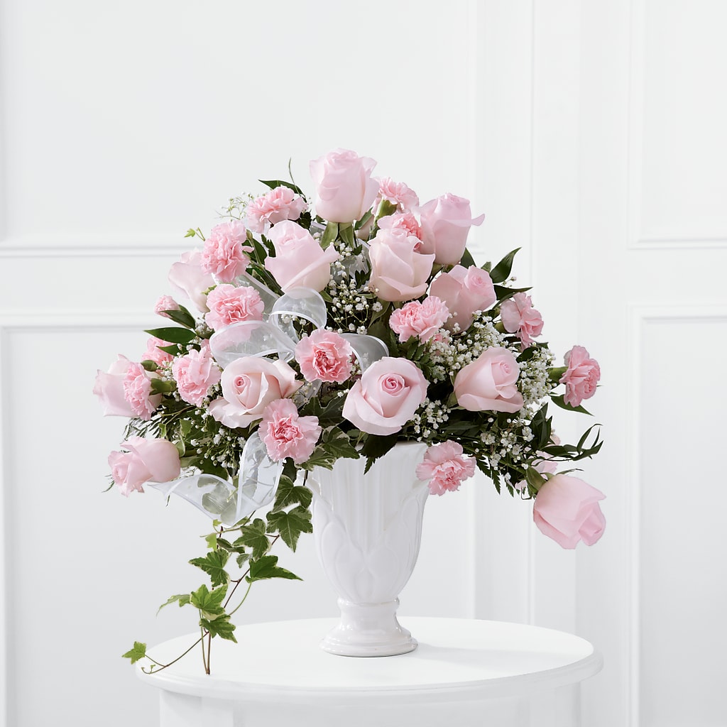 Deepest Sympathy Arrangement – Blossom Shop, Traverse City MI
