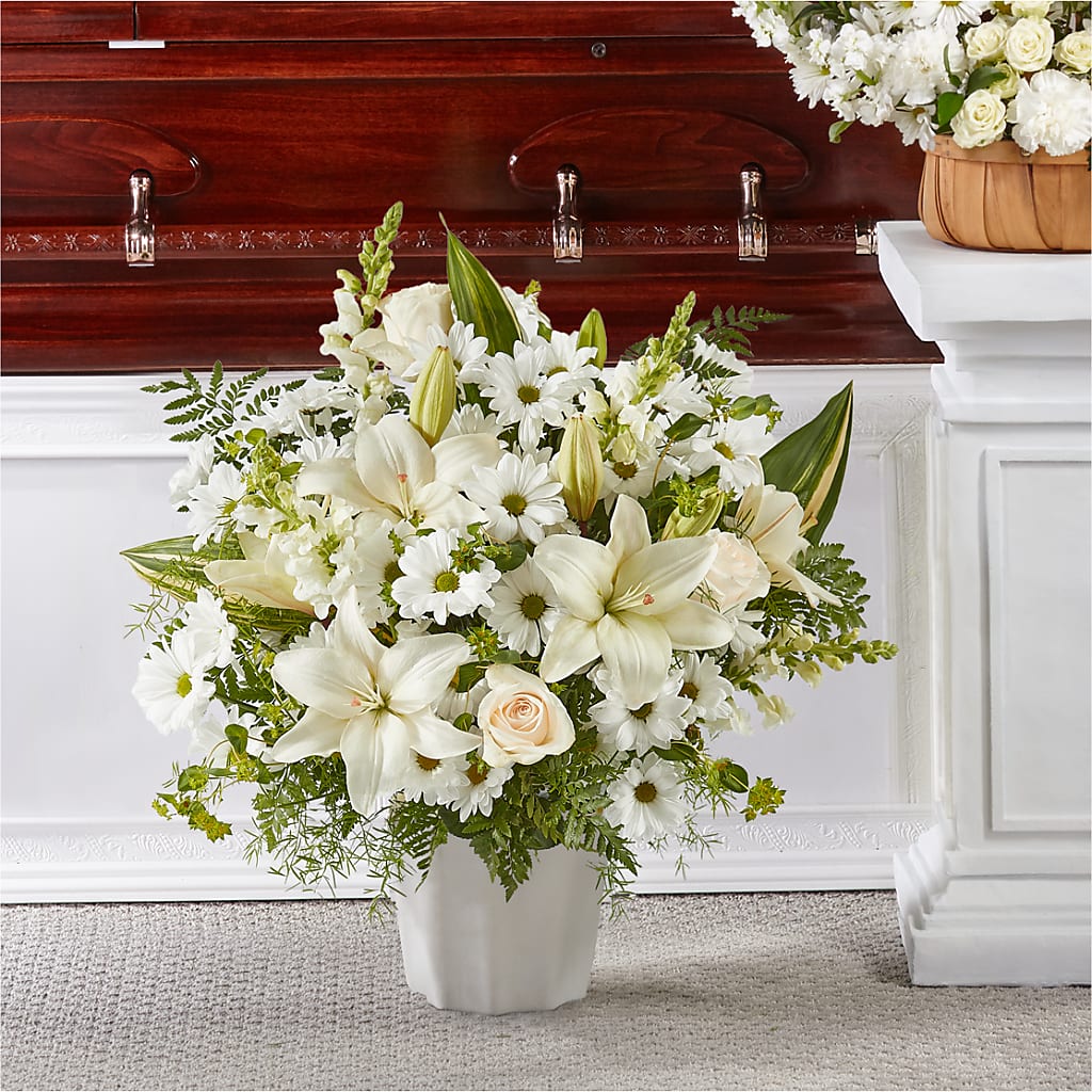 Thoughts of Tranquility Floor Basket – Blossom Shop, Traverse City MI