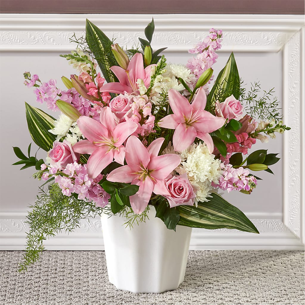 Simply Serene Floor Basket – Blossom Shop, Traverse City MI
