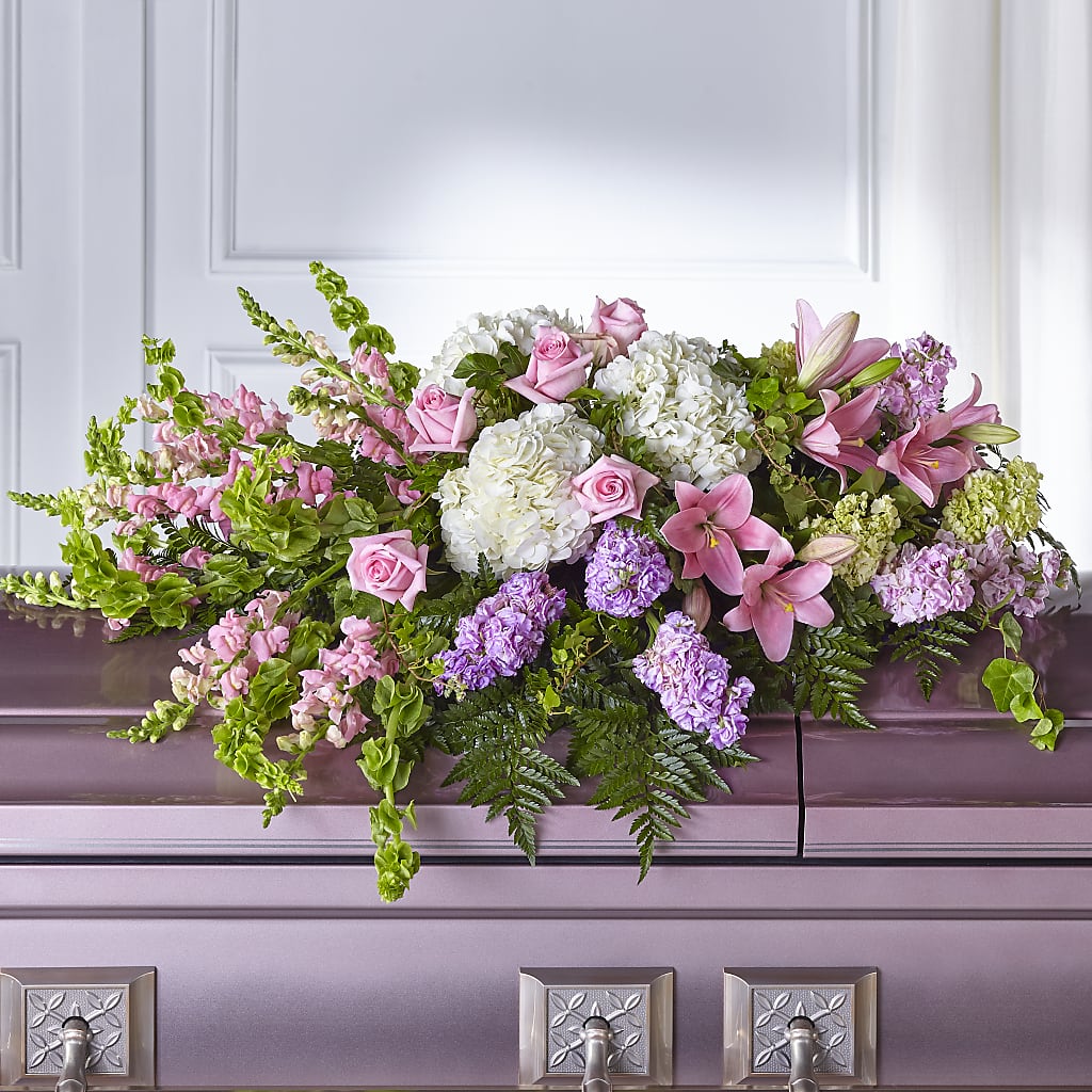 Life's Gratitude Casket Spray – Blossom Shop, Traverse City MI
