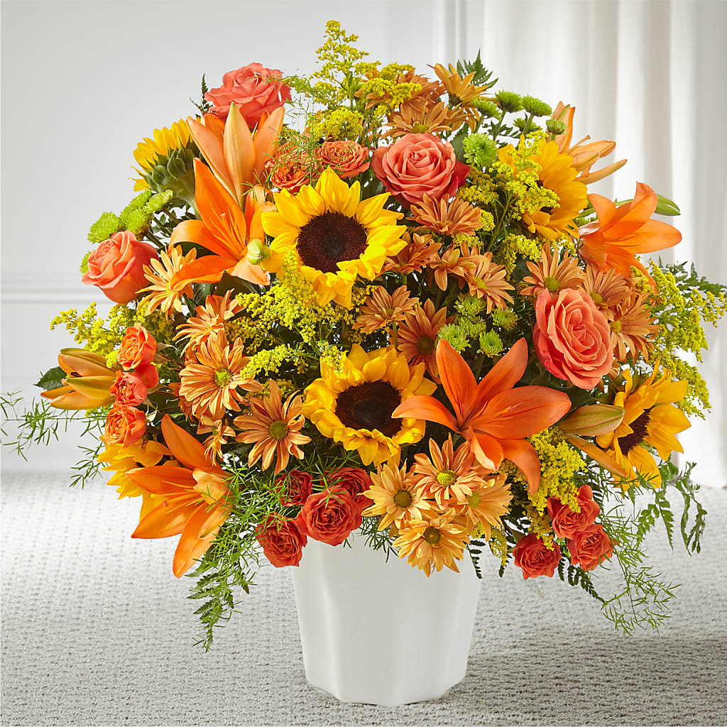 Harvest Thoughts Floor Basket – Blossom Shop, Traverse City MI
