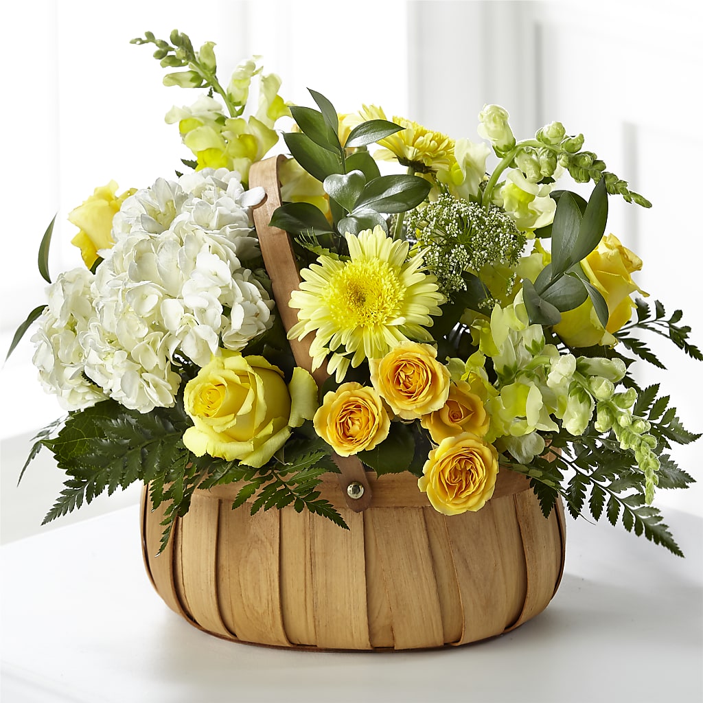 Rustic Remembrance Basket – Blossom Shop, Traverse City MI