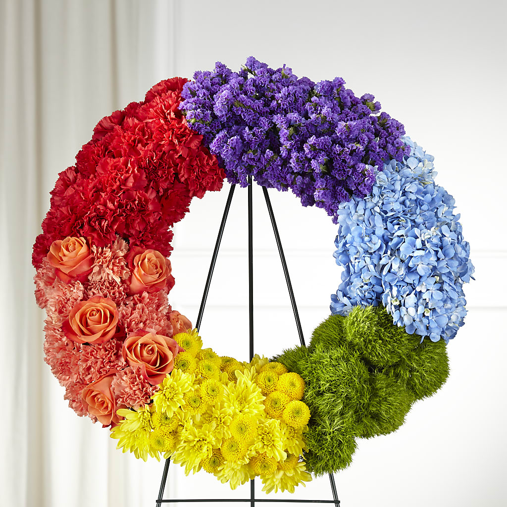Circle of Love Wreath – Blossom Shop, Traverse City MI