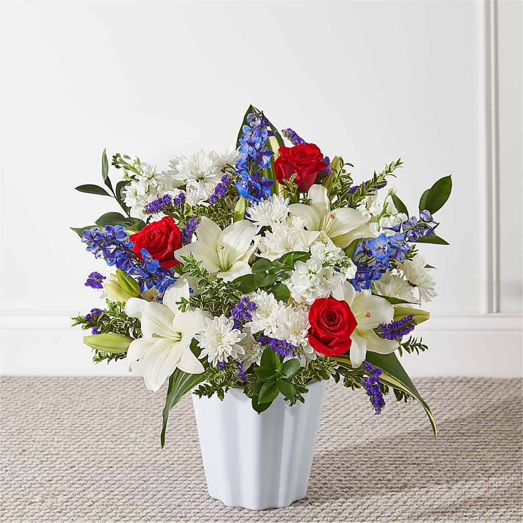 Consoled Floor Basket – Blossom Shop, Traverse City MI