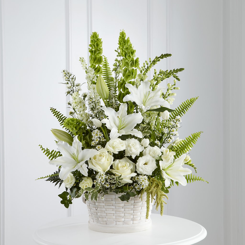 In Our Thoughts Arrangement – Blossom Shop, Traverse City MI