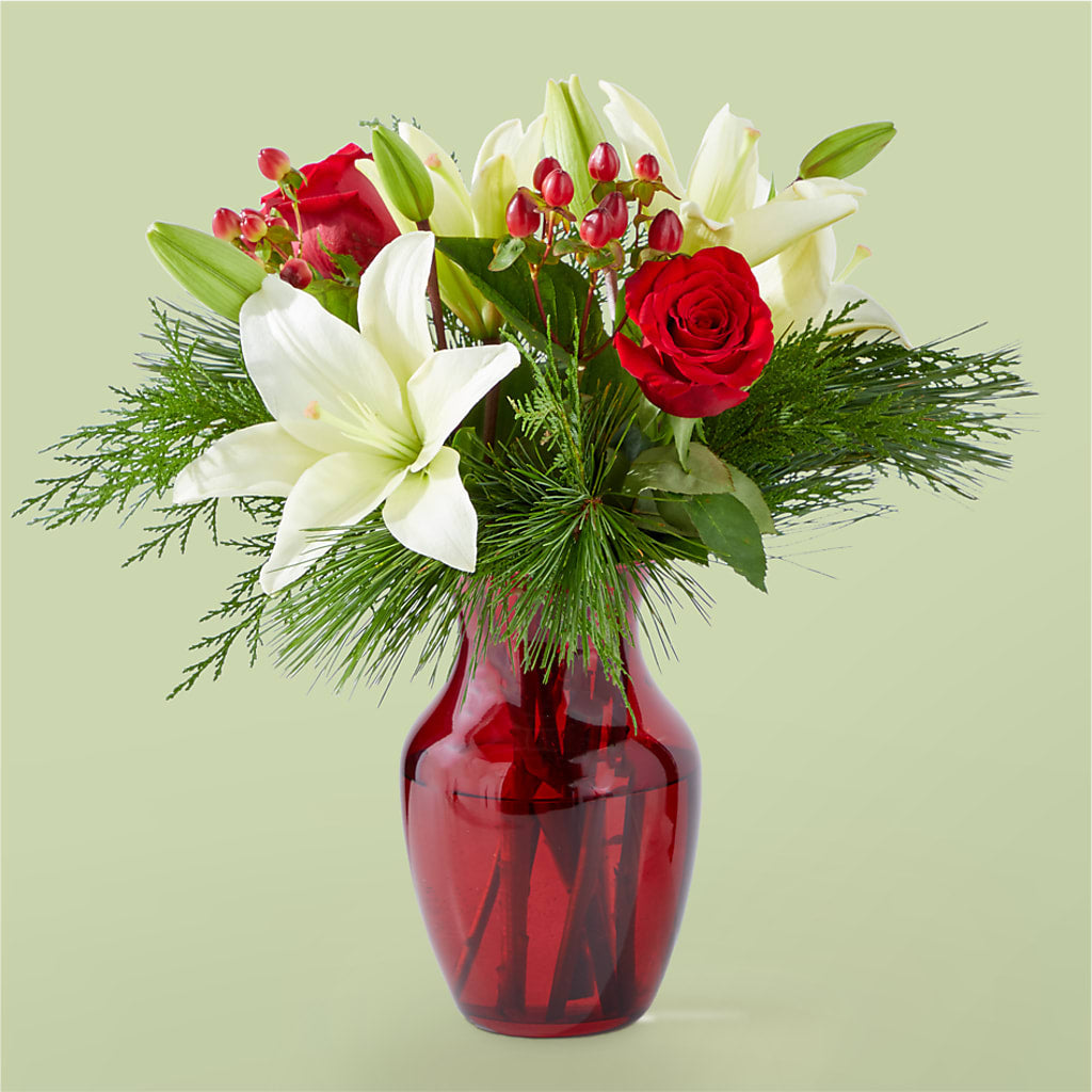 Evergreen Delight Bouquet – Blossom Shop, Traverse City MI