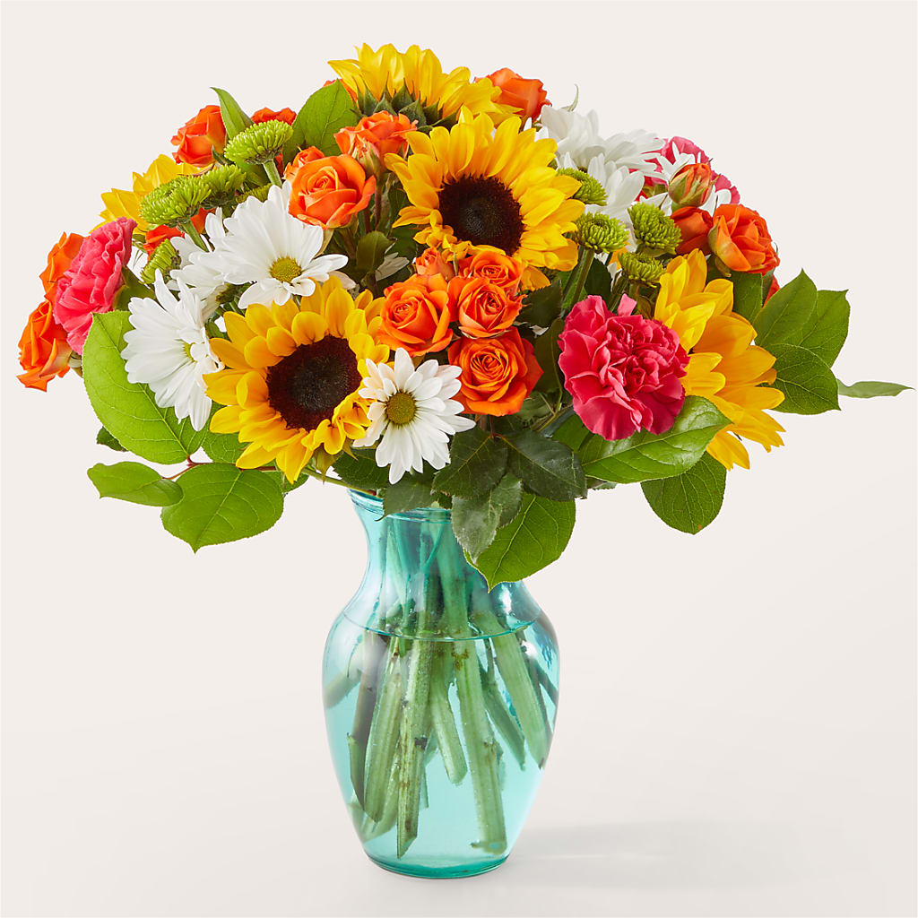 Sun-drenched Blooms Bouquet – Blossom Shop, Traverse City MI
