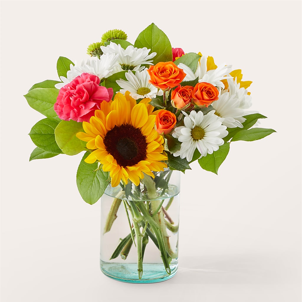 Sun-drenched Blooms Bouquet – Blossom Shop, Traverse City MI