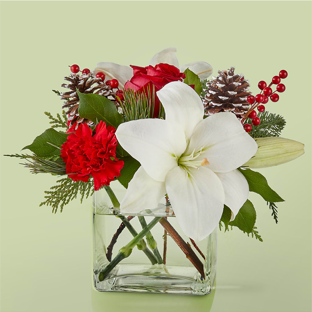 Glistening Icicles Bouquet – Blossom Shop, Traverse City MI