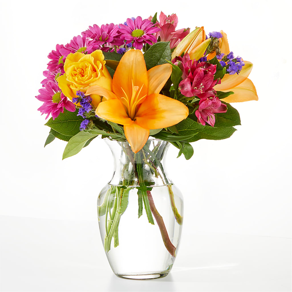 Colorful Visions Bouquet – Blossom Shop, Traverse City MI