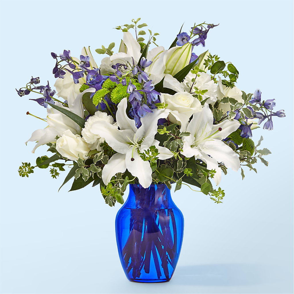 Santorini Bouquet – Blossom Shop, Traverse City MI