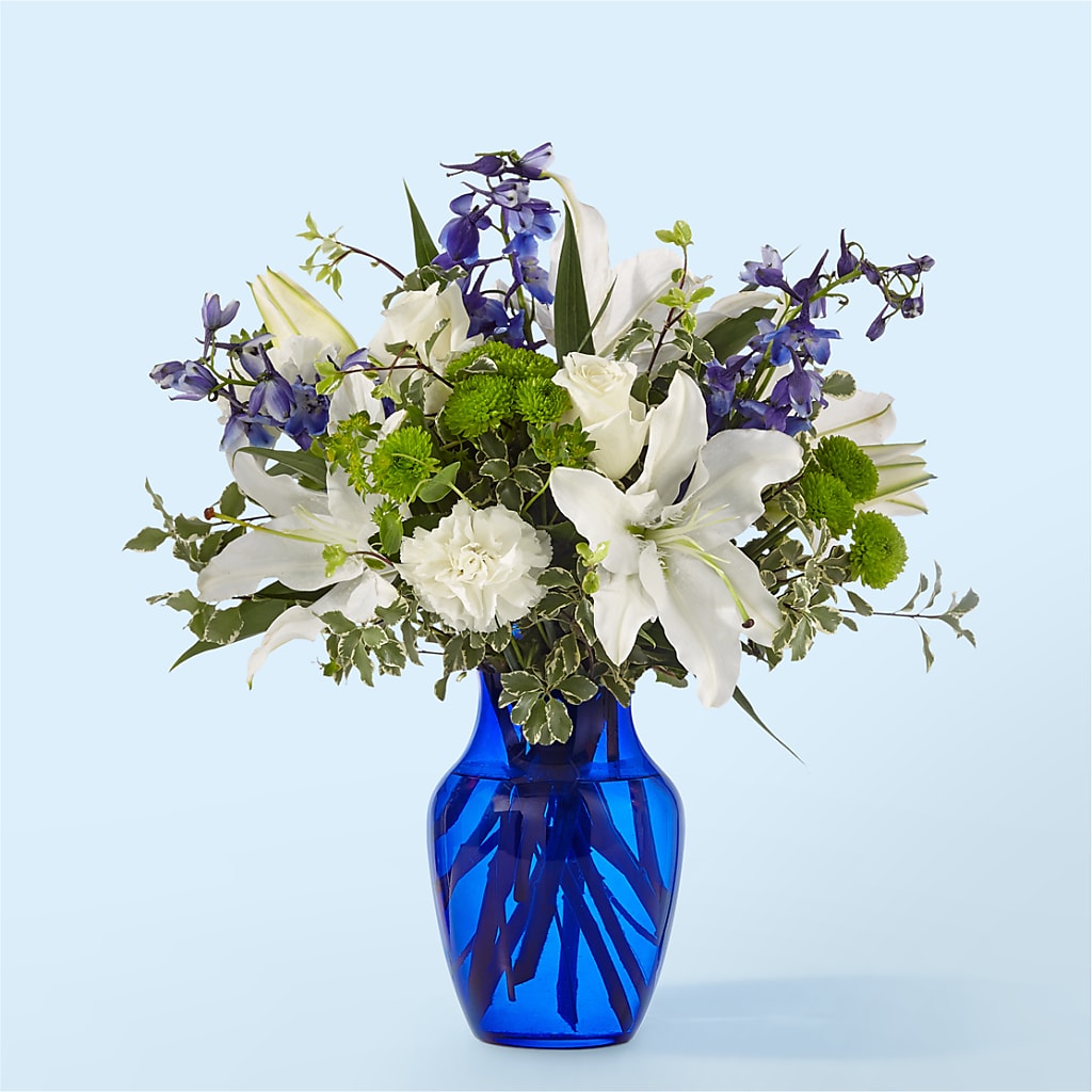 Santorini Bouquet – Blossom Shop, Traverse City MI