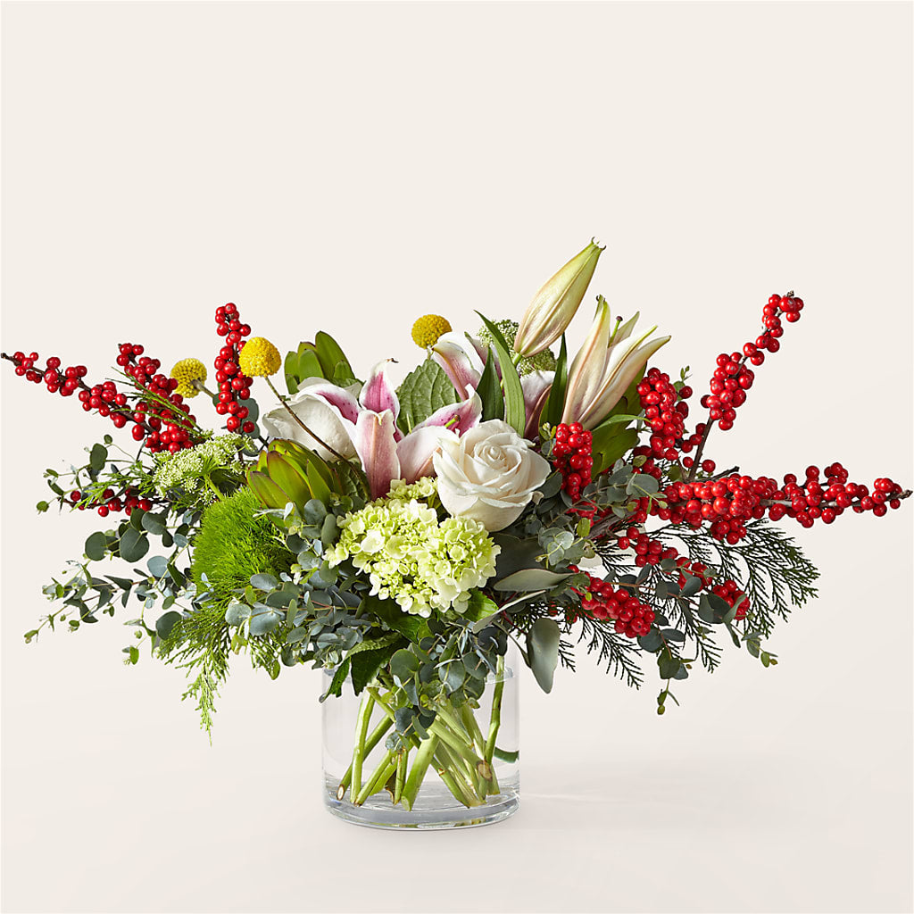 Berry & Bright Bouquet – Blossom Shop, Traverse City MI