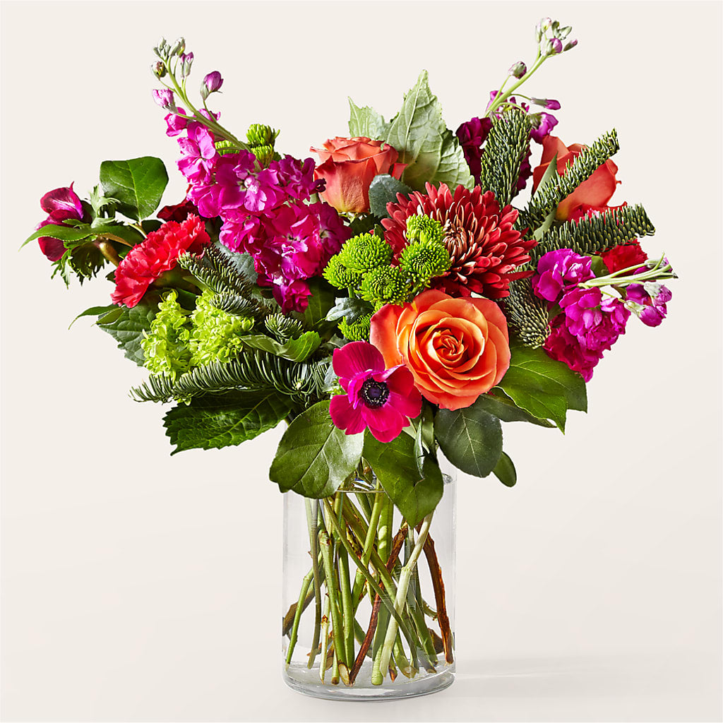 All the Tinsel Bouquet – Blossom Shop, Traverse City MI