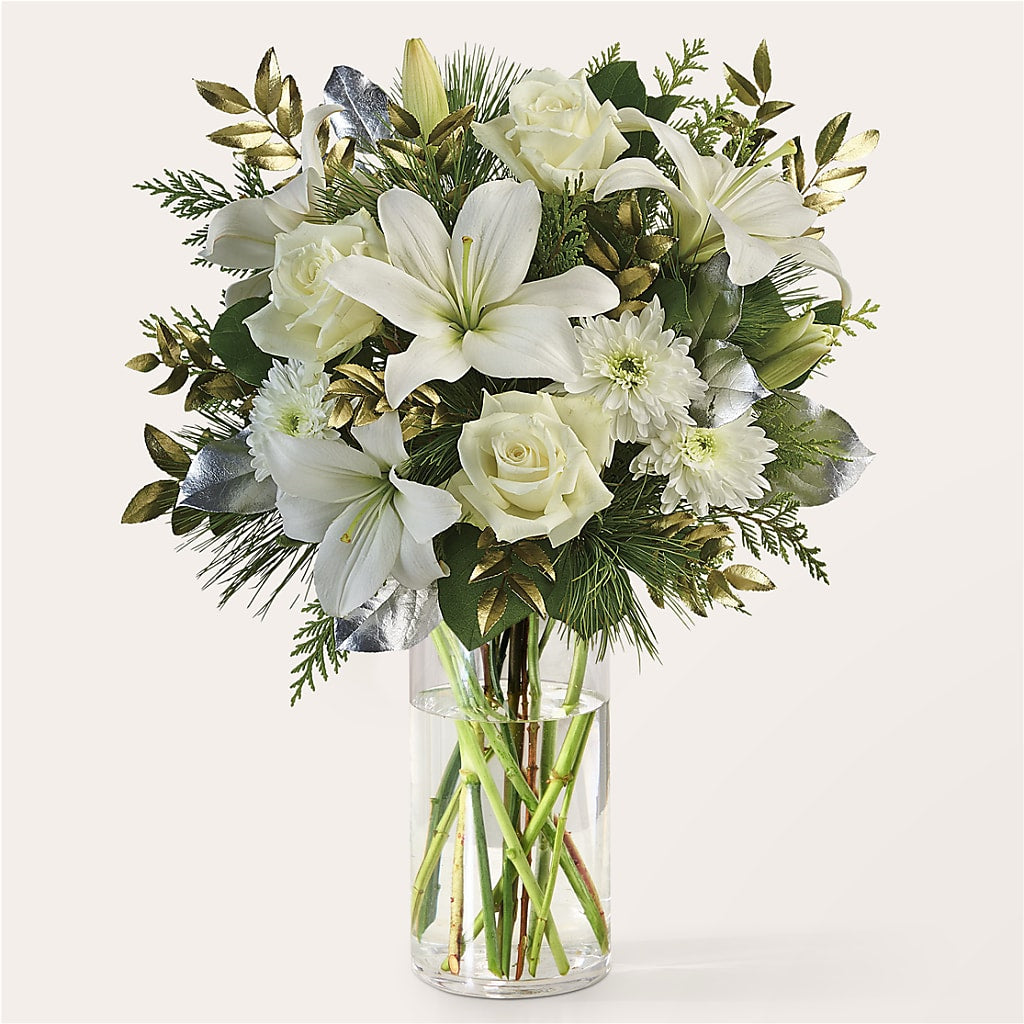 Wintry Mix Bouquet – Blossom Shop, Traverse City MI
