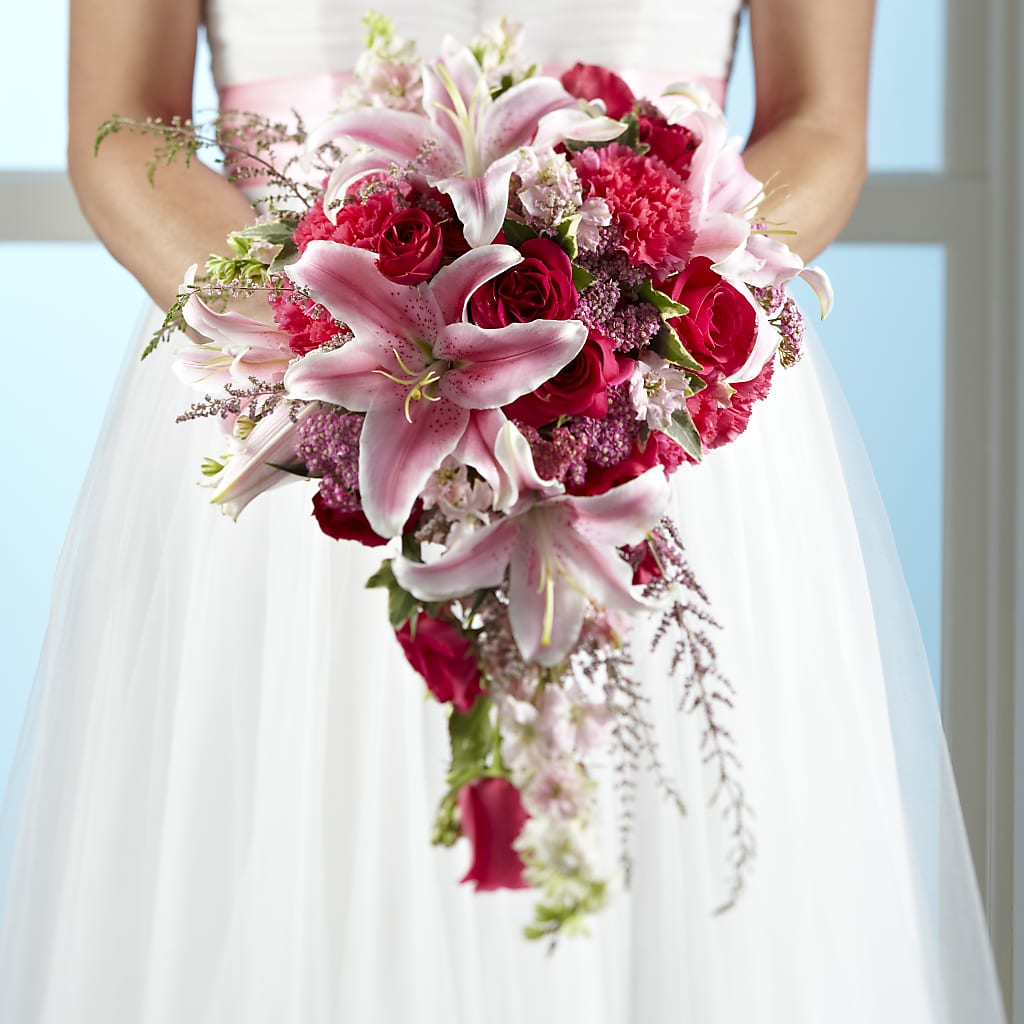 Lily & Rose Bouquet – Blossom Shop, Traverse City MI