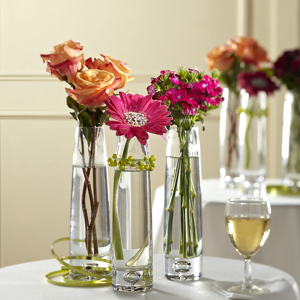 Sparkling Toast Centerpiece – Blossom Shop, Traverse City MI