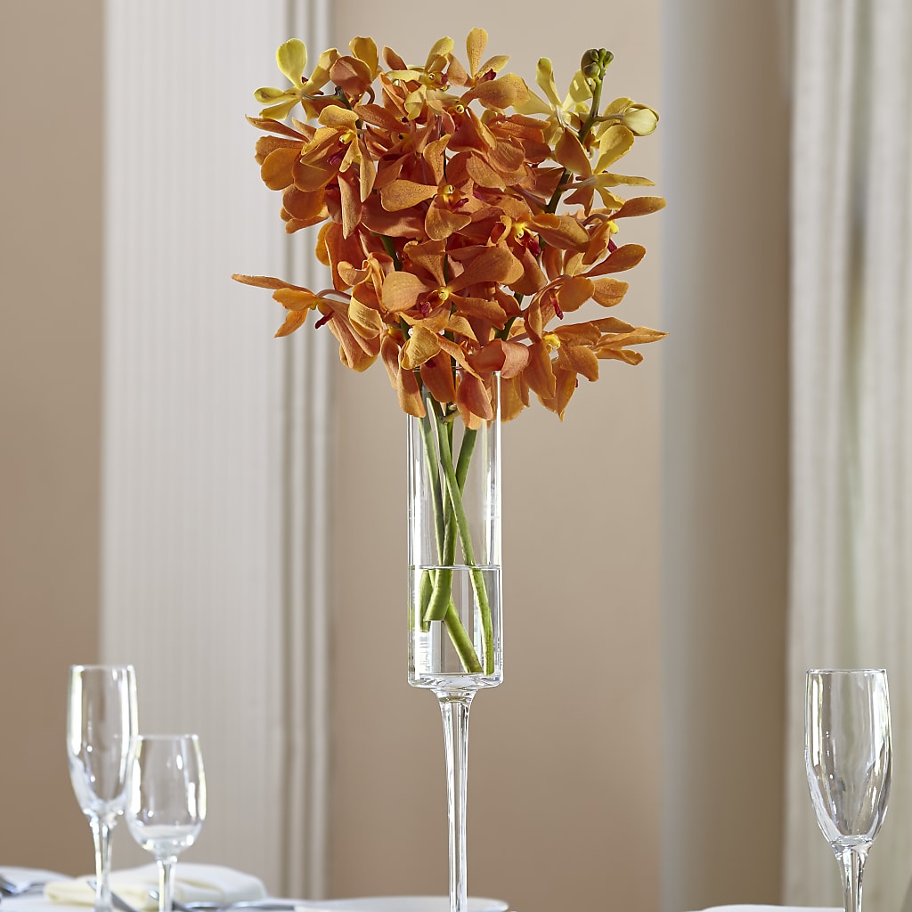 Orange Mokara Bouquet – Blossom Shop, Traverse City MI