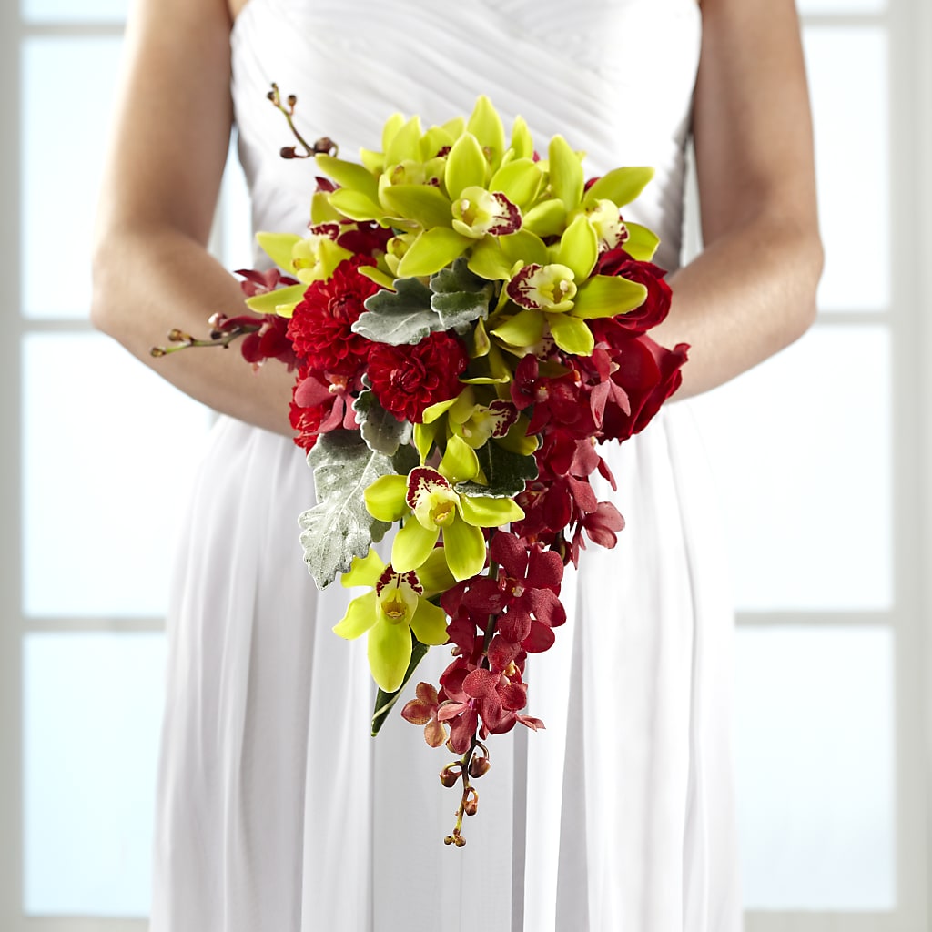 Elegant Orchid Bouquet – Blossom Shop, Traverse City MI