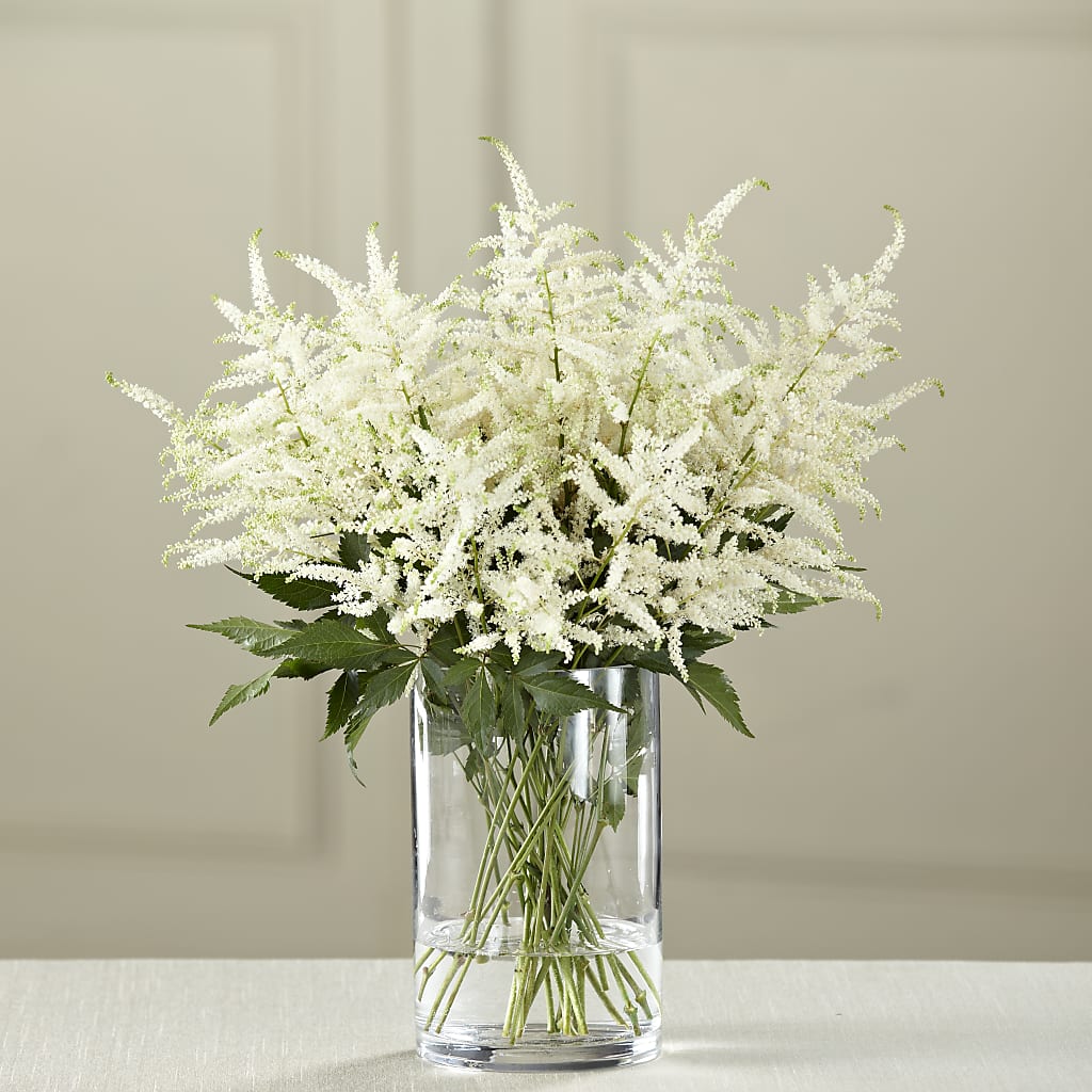 White Astilbe Bouquet – Blossom Shop, Traverse City MI
