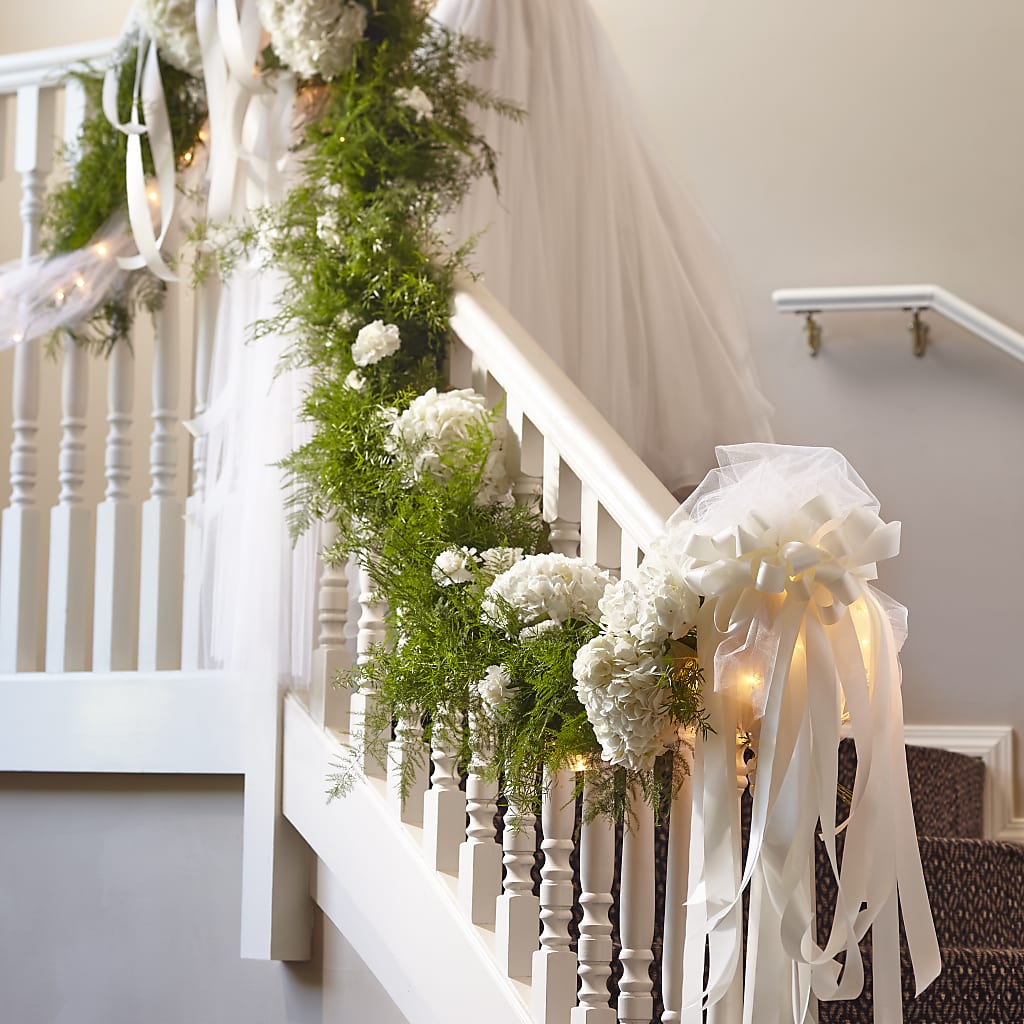 Champagne Dreams Garland – Blossom Shop, Traverse City MI