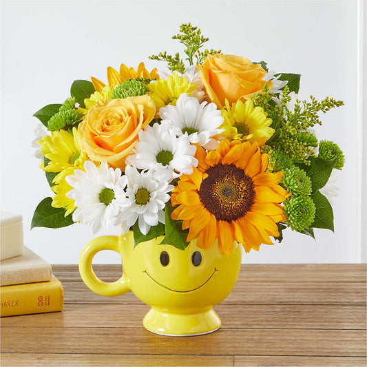 Be Happy Bouquet –  Blossom Shop, Traverse City MI