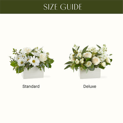 Fresh Linen Box Bouquet –  Blossom Shop, Traverse City MI