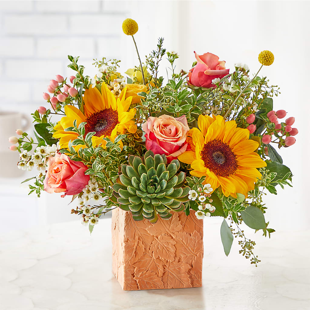 Sunflower Season Bouquet –  Blossom Shop, Traverse City MI