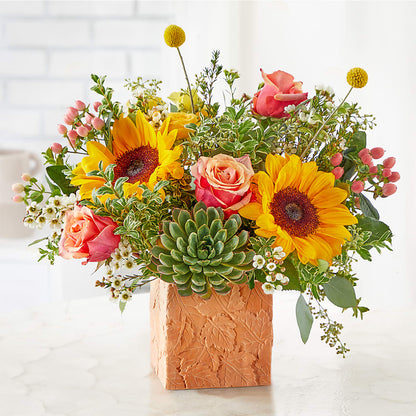 Sunflower Season Bouquet –  Blossom Shop, Traverse City MI