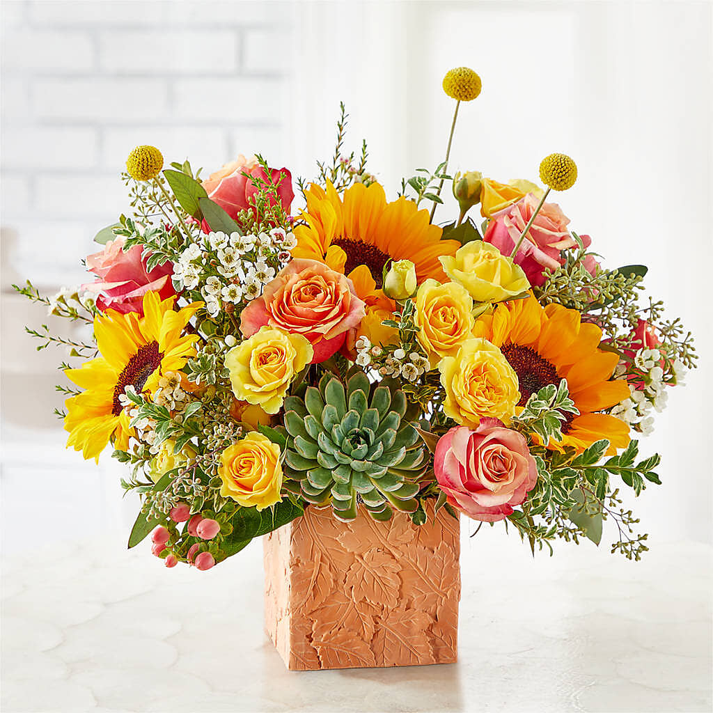 Sunflower Season Bouquet –  Blossom Shop, Traverse City MI
