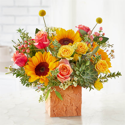 Sunflower Season Bouquet –  Blossom Shop, Traverse City MI