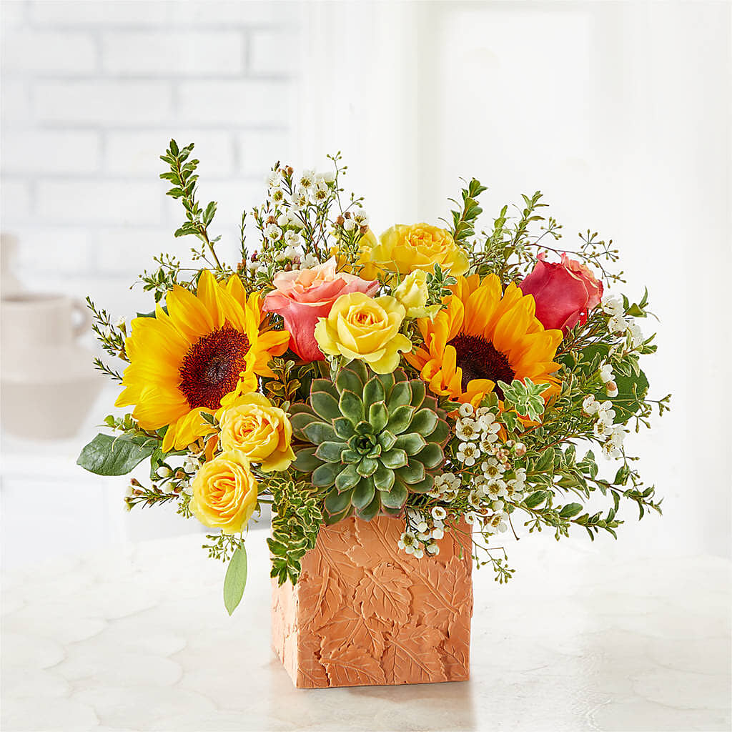Sunflower Season Bouquet –  Blossom Shop, Traverse City MI